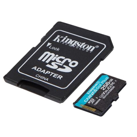 <![CDATA[KINGSTON 256GB CANVASGO+ SDCG4/256GB MICRO-SD HAFIZA KARTI]]>