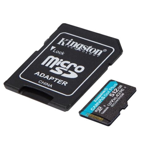 <![CDATA[KINGSTON 512GB  CANVASGO+ SDCG4/512GB MICRO-SD HAFIZA KARTI]]>