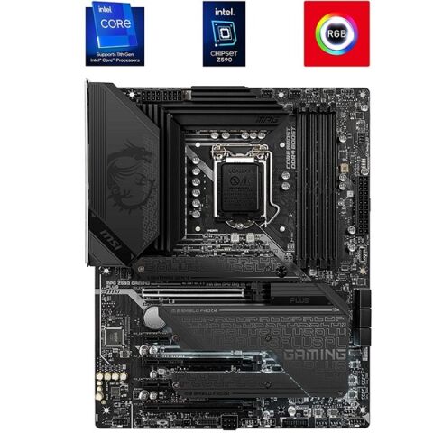 MSI MPG Z590 GAMING PLUS DDR4 M2 PCIe NVME HDMI DP PCIe 16X v4.0 1200p v2 ATX