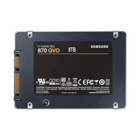 SAMSUNG 8TB QVO 870 MZ-77Q8T0BW 560-530MB/s SATA-3 DİSK