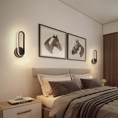Led Aplik PLA74136 Elips Duvar Aplik Antrasit RAL7016 - 6500K - Beyaz