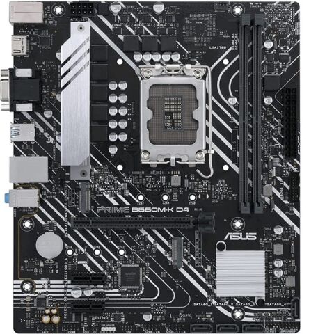 ASUS PRIME B660M-K D4 DDR4 HDMI PCIe 16X v4.0 1700p mATX