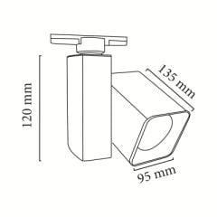 Goya Gy 3632 36 Watt Ray Spot Armatür