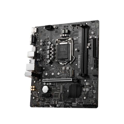 MSI H510M PRO DDR4 M2 PCIe NVME HDMI DP PCIe 16X v4.0 1200p v2 mATX
