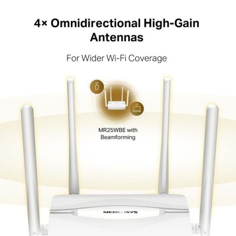 MERCUSYS MR25WBE WIFI7 BE3600 DUAL BAND ROUTER