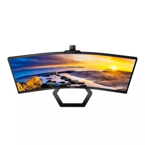 PHILIPS 34'' VA 34E1C5600HE/00 1MS 100HZ HDMI-DP USB-C KAVISLI WEB KAMERALI MONİTÖR  3440X1440