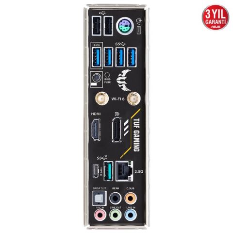 ASUS TUF B550M-PLUS GAMING WIFI II DDR4 HDMI DP PCIe 16X v4.0 AM4 mATX