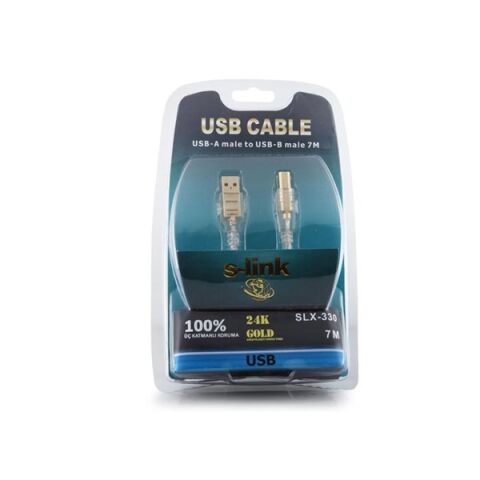 S-link SLX-330 Usb2.0 7m Yazıcı Kablosu