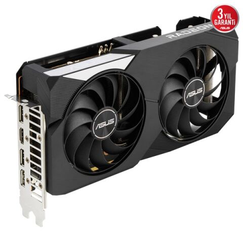 ASUS RX6600 8GB DUAL RX6600-8G GDDR6 128bit HDMI DP PCIe 16X v4.0