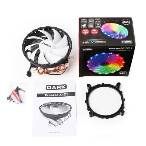 DARK DKCCX121 HAVA SOĞUTMALI AM5-1200P RGB İŞLEMCİ FANI 95W
