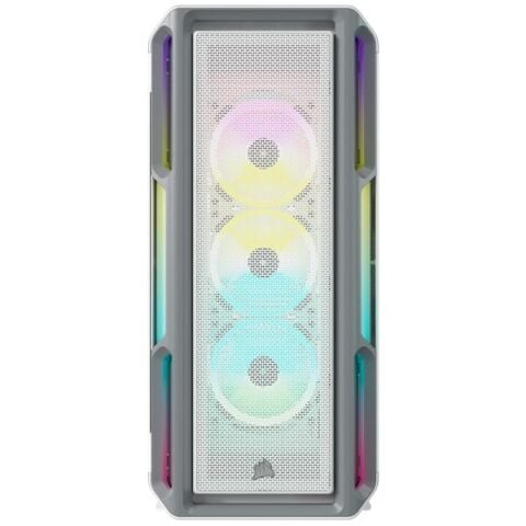 Corsaır Cc-9011231-Ww İcue 5000T Rgb Temperlı Cam 3X120mm Fan Dahılı Rgb Kontrolcu Full Tower Smart Bılgısayar Kasası Beyaz