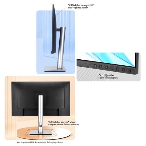 ASUS 27'' IPS PROART PA27JCV 5K 5MS 60HZ DP HDM USB C 5120X2880 PIVOT MONITÖR