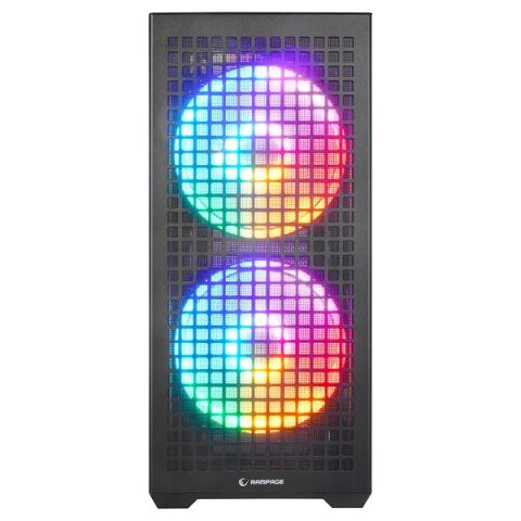 RAMPAGE 650W 80+ BRONZE GYRA V1 BLACK GAMING MID-TOWER PC KASASI