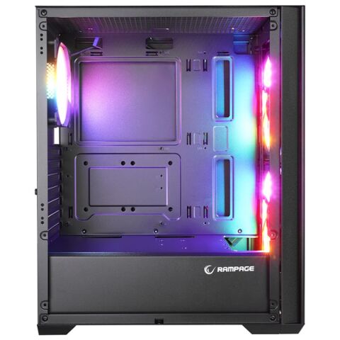 RAMPAGE 650W 80+ BRONZE GYRA V1 BLACK GAMING MID-TOWER PC KASASI
