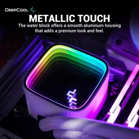 DEEPCOOL 240MM LS520-SE-WH ARGB AM5-1700P SIVI SOĞUTMALI İŞLEMCİ FANI BEYAZ