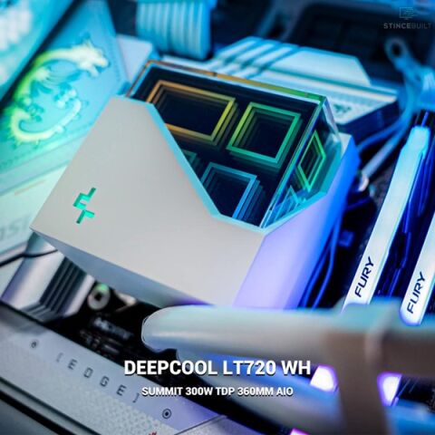 DEEPCOOL 360MM LT720-WH RGB SIVI SOĞUTMALI AM5-1700P İŞLEMCİ FANI BEYAZ