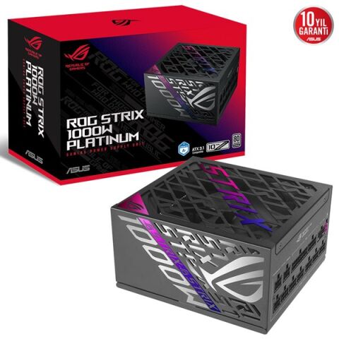 ASUS 1000W 80+ PLATINUM ROG STRIX 1000P TAM MODÜLER POWER SUPPLY