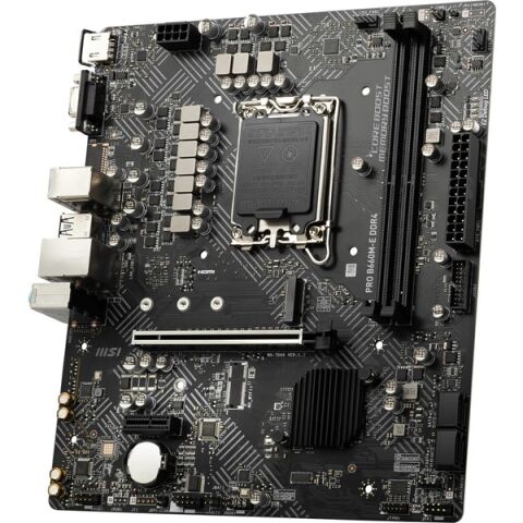 MSI PRO B660M-E DDR4 HDMI PCIe 16X v4.0 1700p mATX