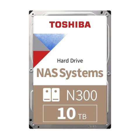 TOSHIBA 3.5'' 10TB N300 HDWG11AUZSVA 7200 RPM 256MB SATA-3 NAS Diski