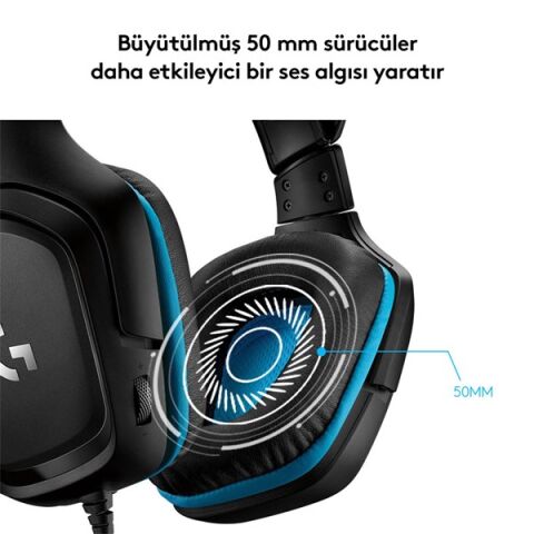 Logitech G G432 7.1 Surround Ses Oyuncu Kulaklığı 981-000770