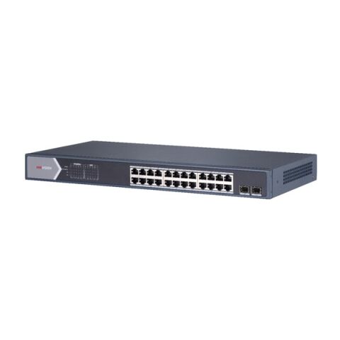 HIKVISION 24port 250w FULL PoE DS-3E0526P-E/M GIGABIT 2X SFP Yönetilemez Switch RackMount