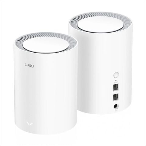 <![CDATA[CUDY M1200 AC1200 Dual Band EV Ofis Tipi Mesh Router 2-li paket]]>