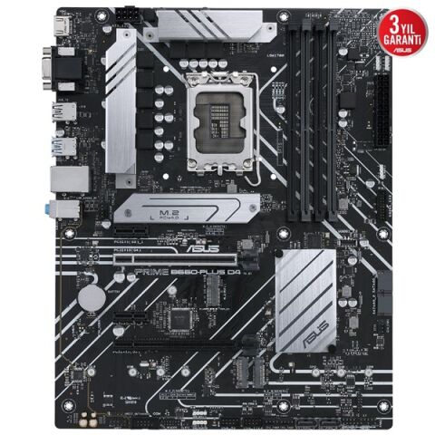 ASUS PRIME B660-PLUS D4 DDR4 HDMI DP PCIe 16X v4.0 1700p ATX