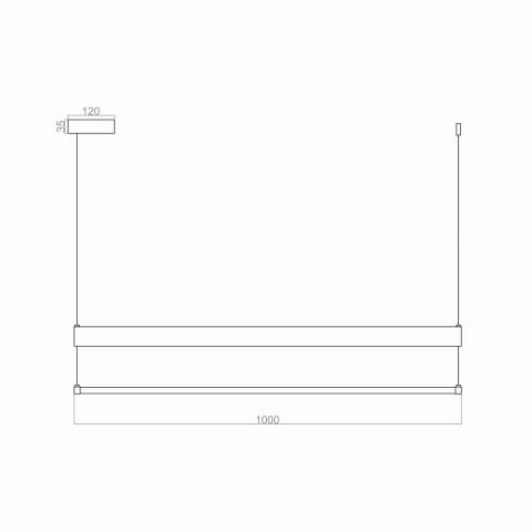 Sarkıt Led Avize Wuta PLA32131 Led Avize