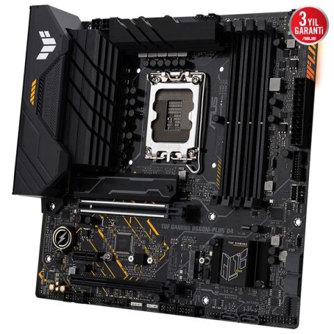 ASUS TUF B660M-PLUS GAMING D4 DDR4 HDMI DP PCIe 16X v4.0 1700p mATX