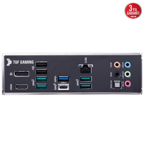 ASUS TUF B660M-PLUS GAMING D4 DDR4 HDMI DP PCIe 16X v4.0 1700p mATX