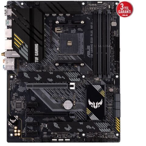 ASUS TUF B550-PLUS GAMING WIFI II DDR4 HDMI DP PCIe 16X v4.0 AM4 ATX