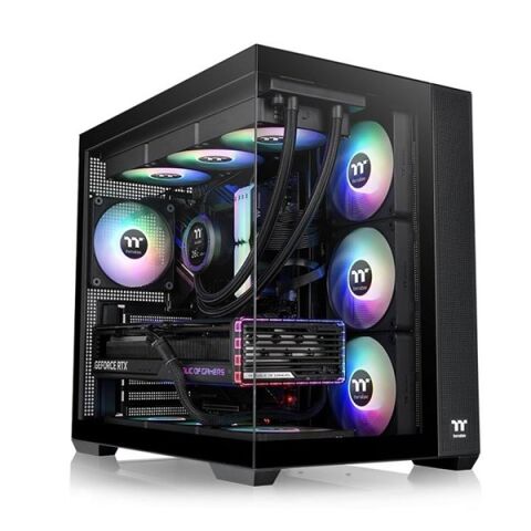 THERMALTAKE 850W 80+ GOLD VIEW 380 CA-3Z2-85M1WE-00 ARGB GAMING MID-TOWER PC KASASI