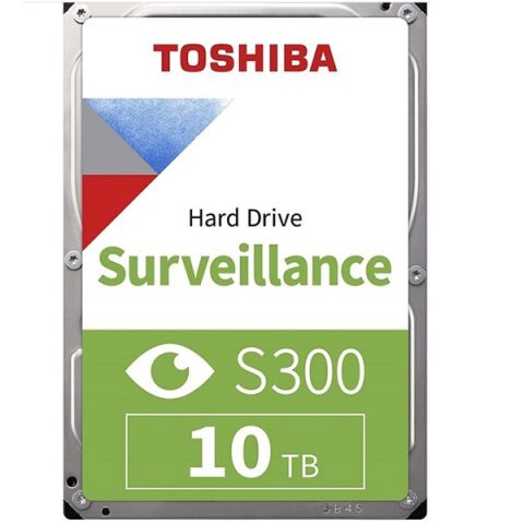 TOSHIBA 3.5'' 10TB S300 HDWT31AUZSVA 7200 RPM 256MB SATA-3 Güvenlik Diski