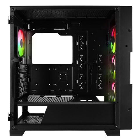 RAMPAGE AZZA V2 4-RGB FANLI GAMING MID-TOWER PC KASASI
