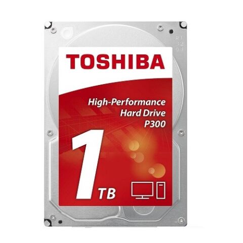 TOSHIBA 3.5'' 1TB P300 HDWD110UZSVA 7200 RPM 64MB SATA-3 PC Diski