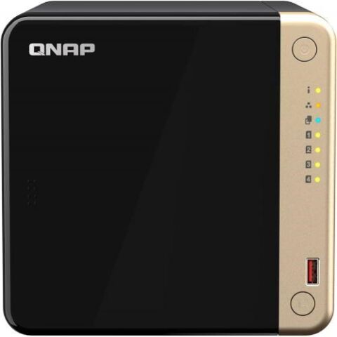 <![CDATA[QNAP TS-464-8G CELERON QC- 8 GB RAM- 4-diskli Nas Server (Disksiz)]]>