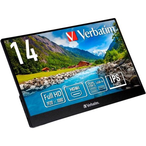 VERBATIM 14'' IPS PM14 49590 6MS HDMI-TYPEC TAŞINABİLİR MONİTÖR 1920X1080