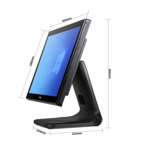 TIWOX 18.5'' Dokunmatik 7650 CORE İ7 5.Nesil 8GB RAM- 128GB SSD- FDOS POS PC