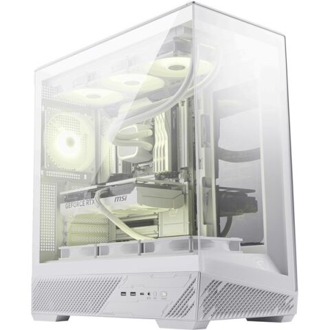 MSI MAG PANO 130R PZ WHITE PANORAMIK GAMING MID-TOWER PC KASASI BEYAZ