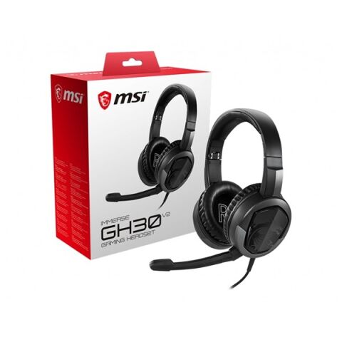 <![CDATA[Msı Gg Immerse Gh30 V2 Gamıng Headset Hafıf Katlanabılır 2X40 Mm Surucu Kablo Kumanda 20Hz-20Khz 30 Ohm Mıkrofon 1.5M Orgu Y-Kablo 3.5 Mm Jak Tasıma Cantası Kulakustu Kulaklık]]>