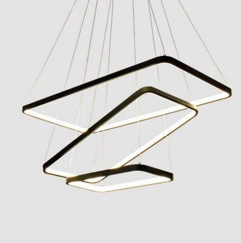 Sarkıt Led Avize Oval Triangle PLA30067 Led Avize
