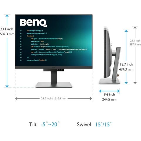 BENQ 28.2'' RD280U 5MS 60HZ HDMI-DP TYPEC KODLAMAYA ÖZEL MONİTÖR 3840X2160
