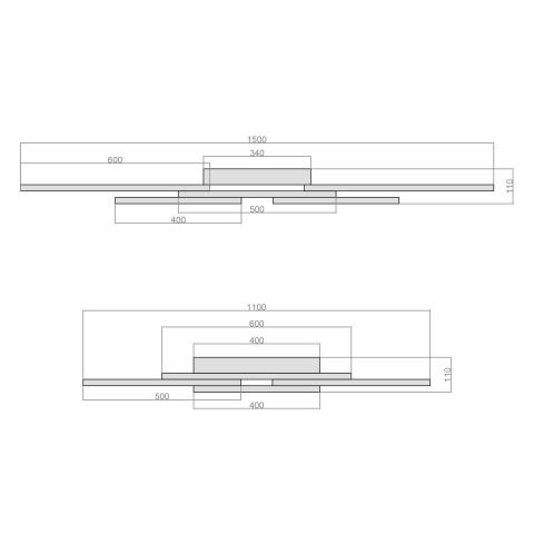 Plafonyer Led Avize PLA32026A Altıkare Plafonyer