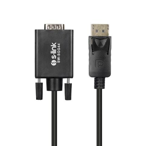 S-LINK 1.8metre SW-SGG44 Dp-VGA Görüntü Kablosu
