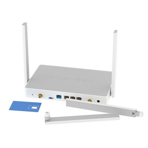 <![CDATA[KEENETIC HERO 4G+ KN-2311-01-EU AX1800 3G-4G LTE Modem Router]]>