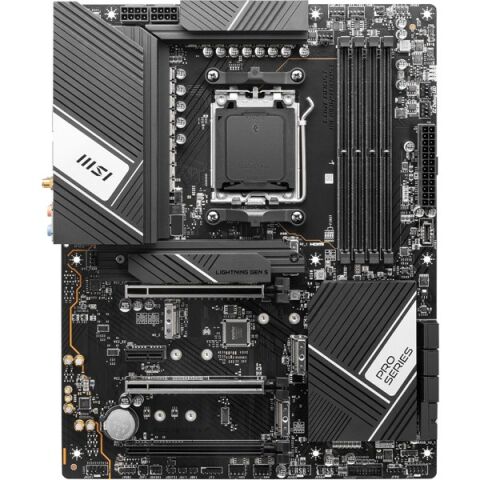 MSI PRO X670-P WIFI DDR5 HDMI DP PCIe 16X v5.0 AM5 ATX