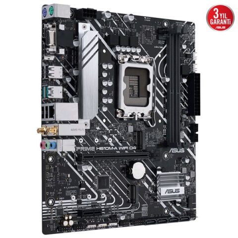 ASUS PRIME H610M-A WIFI D4 DDR4 HDMI DP PCIe 16X v4.0 1700p mATX
