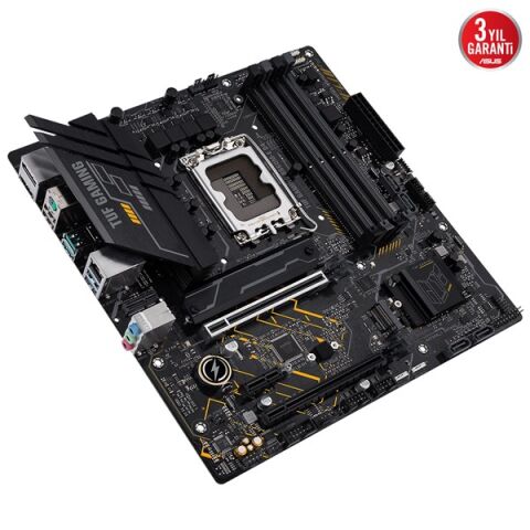 ASUS TUF B660M-E GAMING D4 DDR4 M2 PCIe NVME HDMI DP PCIe 16X v4.0 1700p mATX