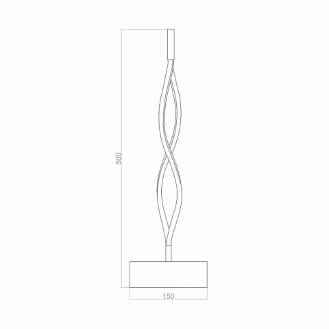 LED Masa Lambası 50cm Dekoratif Masa Lambası | PLA20091