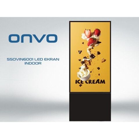<![CDATA[ONVO 55'' Dokunmatik 55OVIN6001 Ofis,Otel,Restoran 2GB RAM- 32GB ROM- 4K Videowall Cihazı Siyah]]>